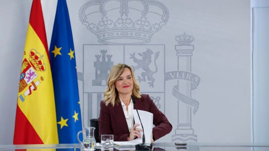 Pilar Alegr&iacute;a, ministra de Educaci&oacute;n y portavoz del Gobierno