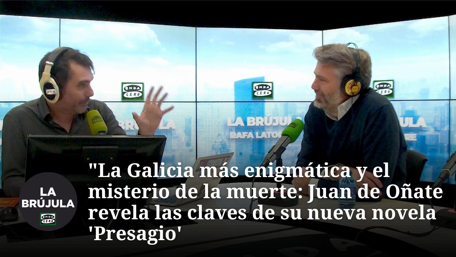 "La Galicia más enigmática y el misterio de la muerte": Juan de Oñate revela las claves de su nueva novela 'Presagio' "La Galicia más enigmática y el misterio de la muerte": Juan de Oñate revela las claves de su nueva novela 'Presagio'