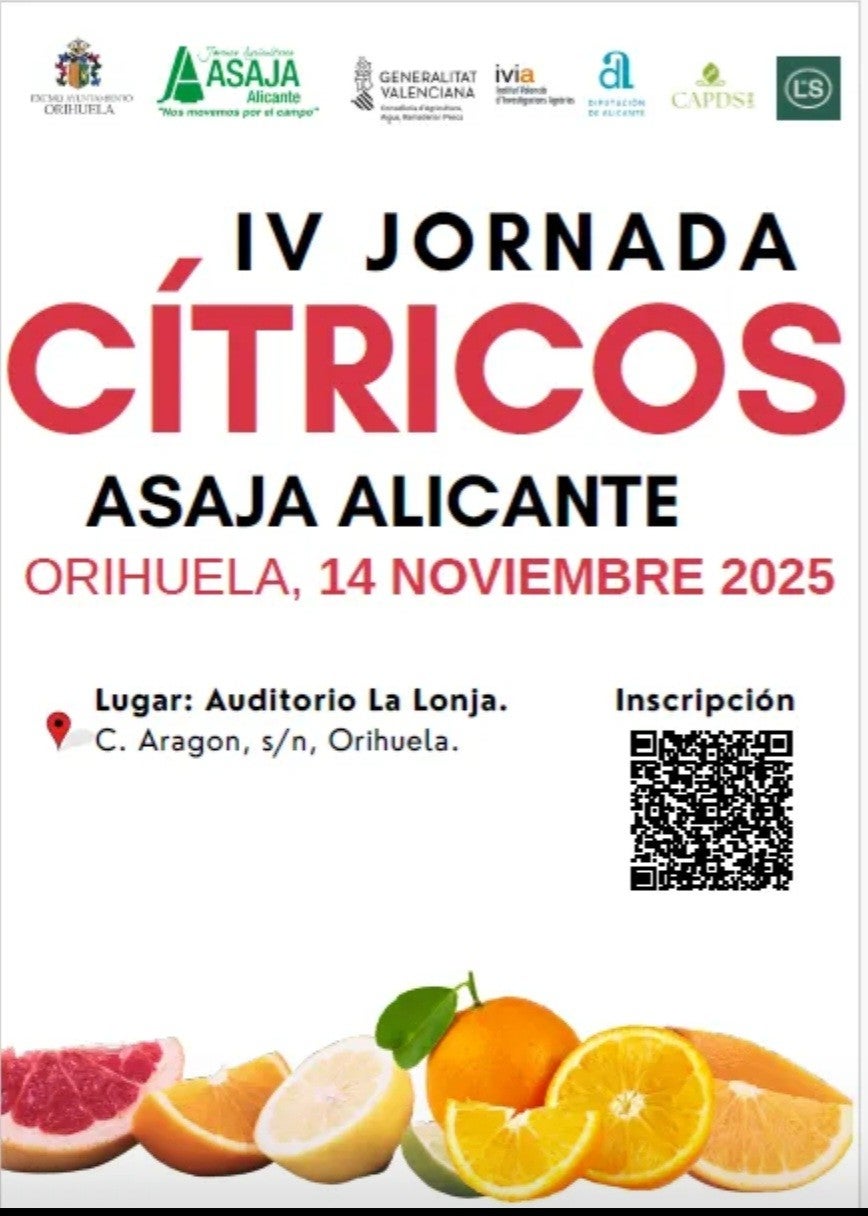 ASAJA Alicante celebra su IV Jornada de Cítricos en Orihuela para abordar los temas de actualidad del sector ASAJA Alicante celebra su IV Jornada de Cítricos en Orihuela para abordar los temas de actualidad del sector