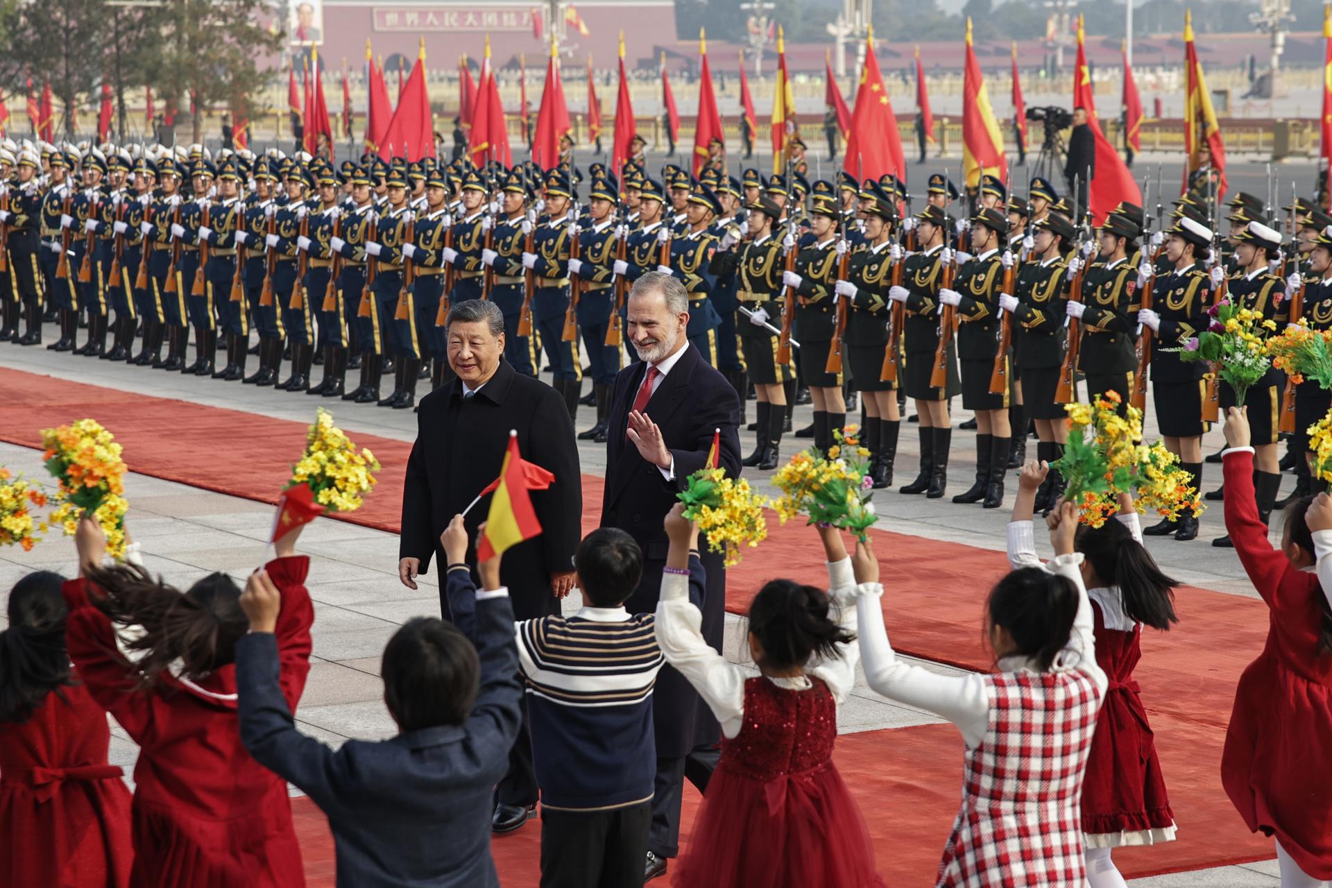 El rey Felipe VI se reúne con Xi Jingping en su visita oficial a China El rey Felipe VI se reúne con Xi Jingping en su visita oficial a China
