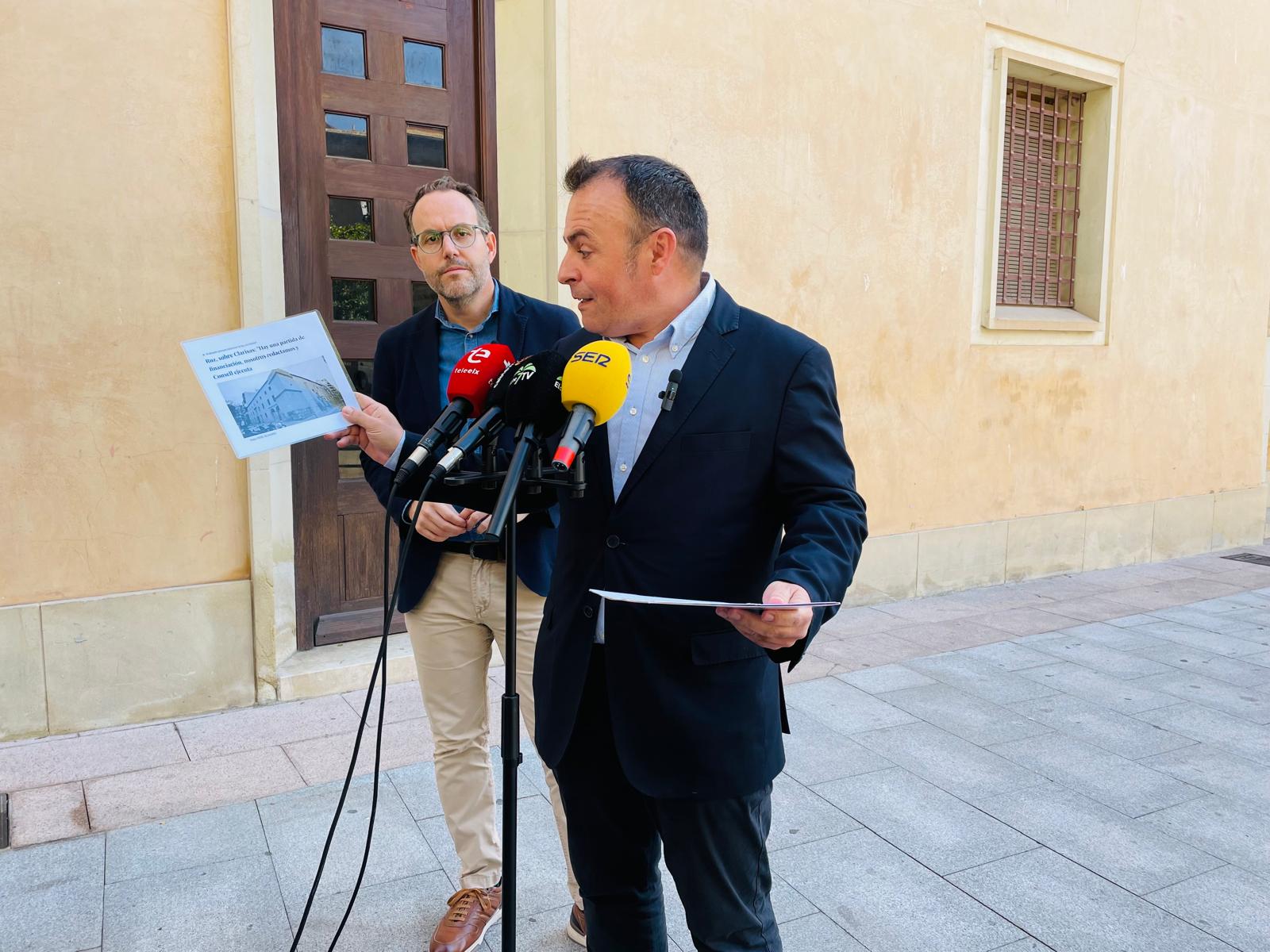 El PSOE de Elche dice que la Conselleria de Cultura no ejecutará las obras en el convento de Las Clarisas como ha prometido el PP El PSOE de Elche dice que la Conselleria de Cultura no ejecutará las obras en el convento de Las Clarisas como ha prometido el PP