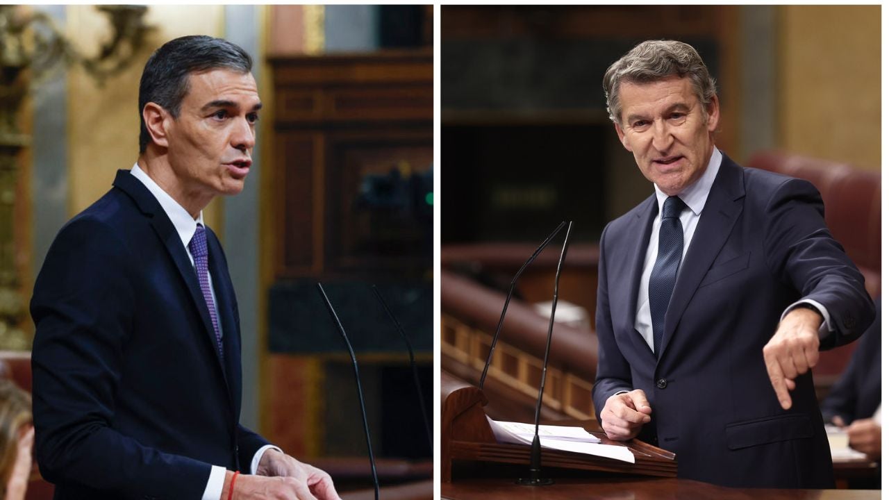 Sánchez hace de oposición al PP y Feijóo le recuerda los casos de corrupción y la crisis de vivienda Sánchez hace de oposición al PP y Feijóo le recuerda los casos de corrupción y la crisis de vivienda