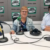 Mari Pau Vila y Malena Soler de la Associació d'Ajuda al Poble saharaui de la Vila Joiosa.