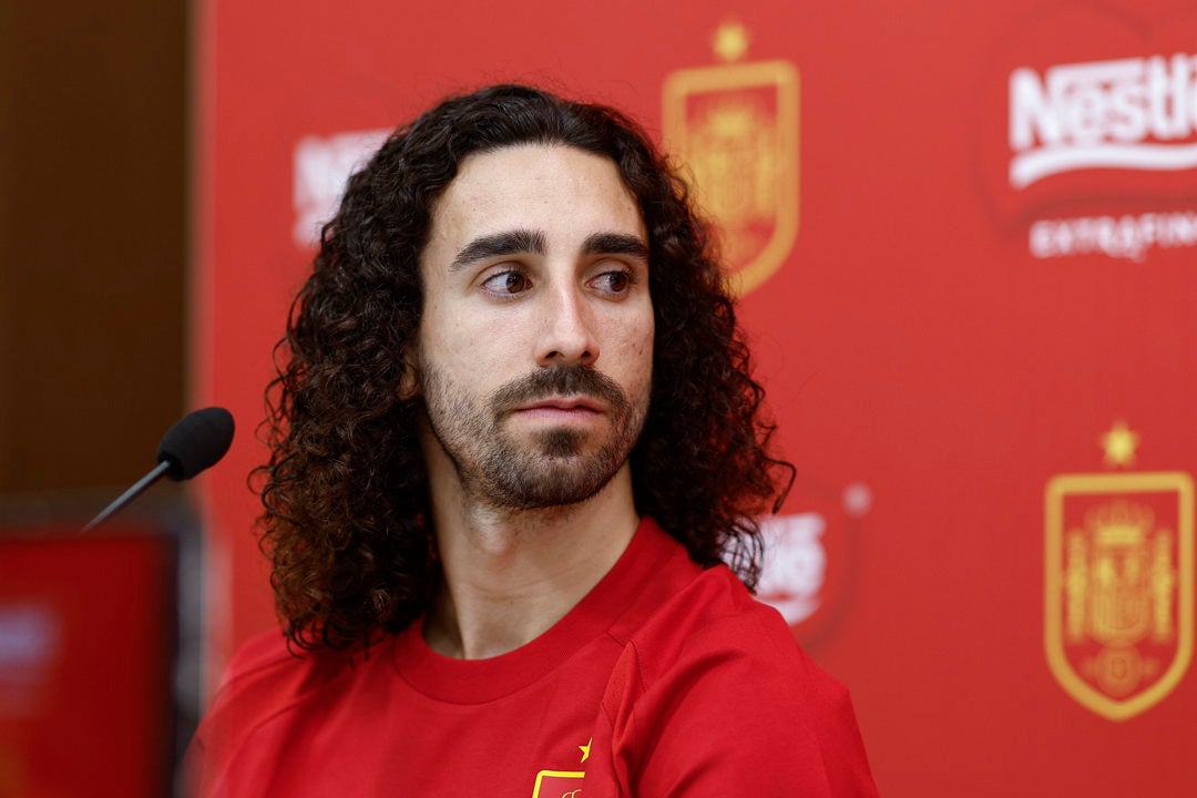 Cucurella: "Lo importante es que Lamine se recupere bien" Cucurella: "Lo importante es que Lamine se recupere bien"