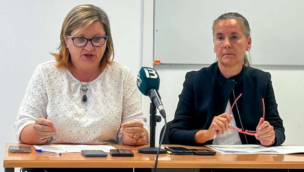 Cristina Costa durante su intervención para explicar la situación de la residencia Cristina Costa durante su intervención para explicar la situación de la residencia