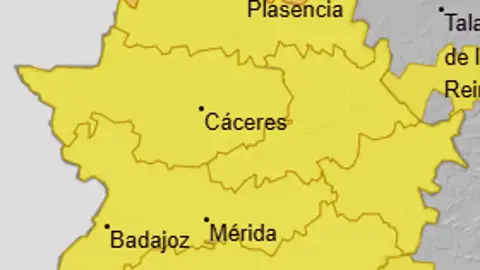 El 112 Extremadura eleva a naranja la alerta por lluvias en el norte de Cáceres y amplía el aviso amarillo por vientos a toda Extremadura El 112 Extremadura eleva a naranja la alerta por lluvias en el norte de Cáceres y amplía el aviso amarillo por vientos a toda Extremadura