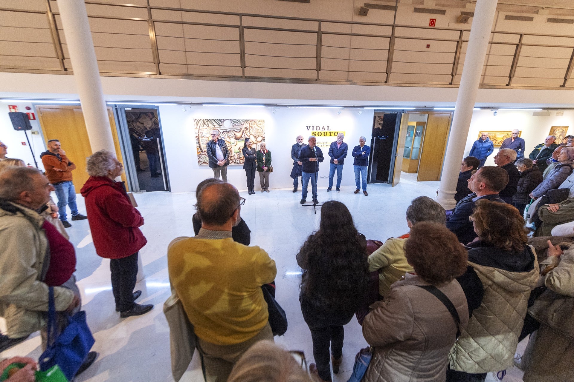 Obras de Vidal Souto no Centro Cultural Marcos Valcárcel Obras de Vidal Souto no Centro Cultural Marcos Valcárcel