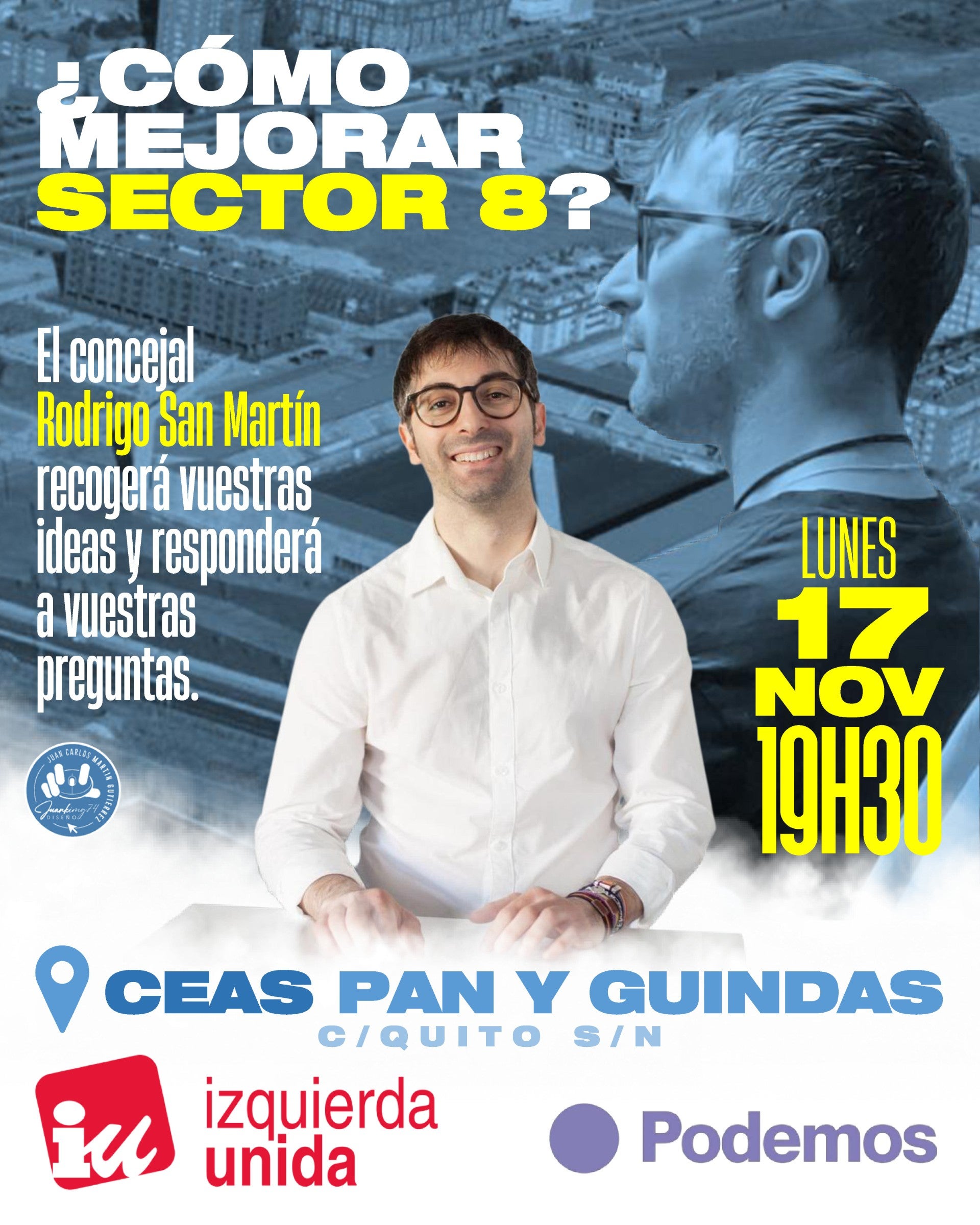 IU-Podemos recogerá las propuestas de los vecinos del sector 8 IU-Podemos recogerá las propuestas de los vecinos del sector 8