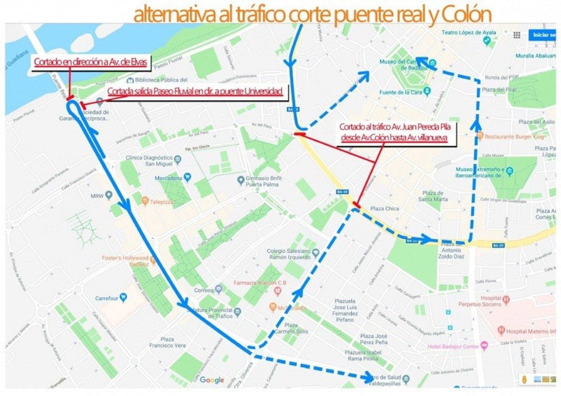 El Medio-Maratón Elvas-Badajoz afectará este domingo al tráfico de calles y puentes de la capital pacense El Medio-Maratón Elvas-Badajoz afectará este domingo al tráfico de calles y puentes de la capital pacense