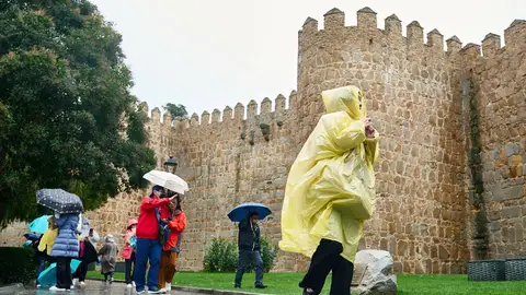 Ávila y Cáceres, en alerta roja por riesgo extremo de lluvias por la borrasca Claudia Ávila y Cáceres, en alerta roja por riesgo extremo de lluvias por la borrasca Claudia