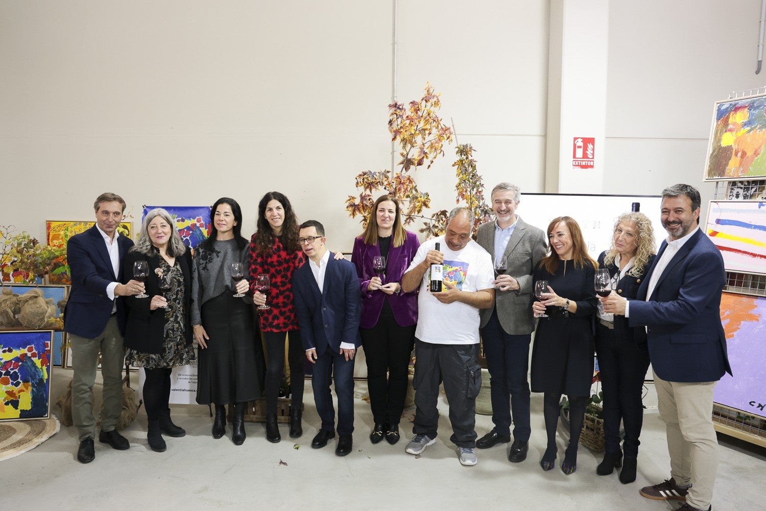 Arte e inclusión se conjugan en la nueva edición del Vino Amigo de Valentia en Huesca Arte e inclusión se conjugan en la nueva edición del Vino Amigo de Valentia en Huesca