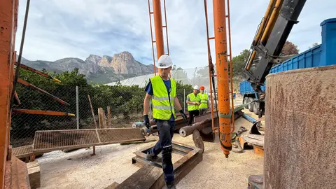 La Nucía inicia las obras del nuevo sondeo del Pozo de Rotes La Nucía inicia las obras del nuevo sondeo del Pozo de Rotes