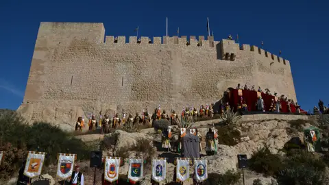 Imagen de archivo de 'La Rendició' en el Castillo de Petrer. Imagen de archivo de 'La Rendició' en el Castillo de Petrer.