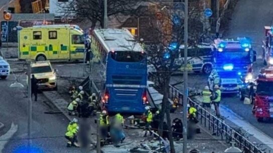 Imagen del accidente