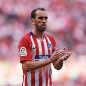 Foto de archivo de Diego Godín cuando jugaba en el Atlético de Madrid Foto de archivo de Diego Godín cuando jugaba en el Atlético de Madrid