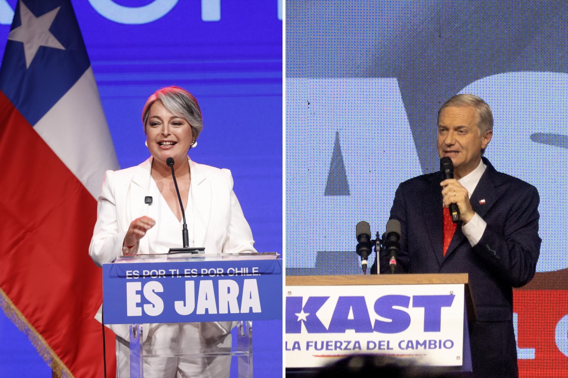 La comunista Jara y el ultraderechista Kast serán los candidatos en la segunda vuelta de las elecciones presidenciales de Chile La comunista Jara y el ultraderechista Kast serán los candidatos en la segunda vuelta de las elecciones presidenciales de Chile