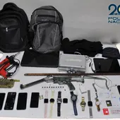Material intervenido por la Policía Nacional Material intervenido por la Policía Nacional