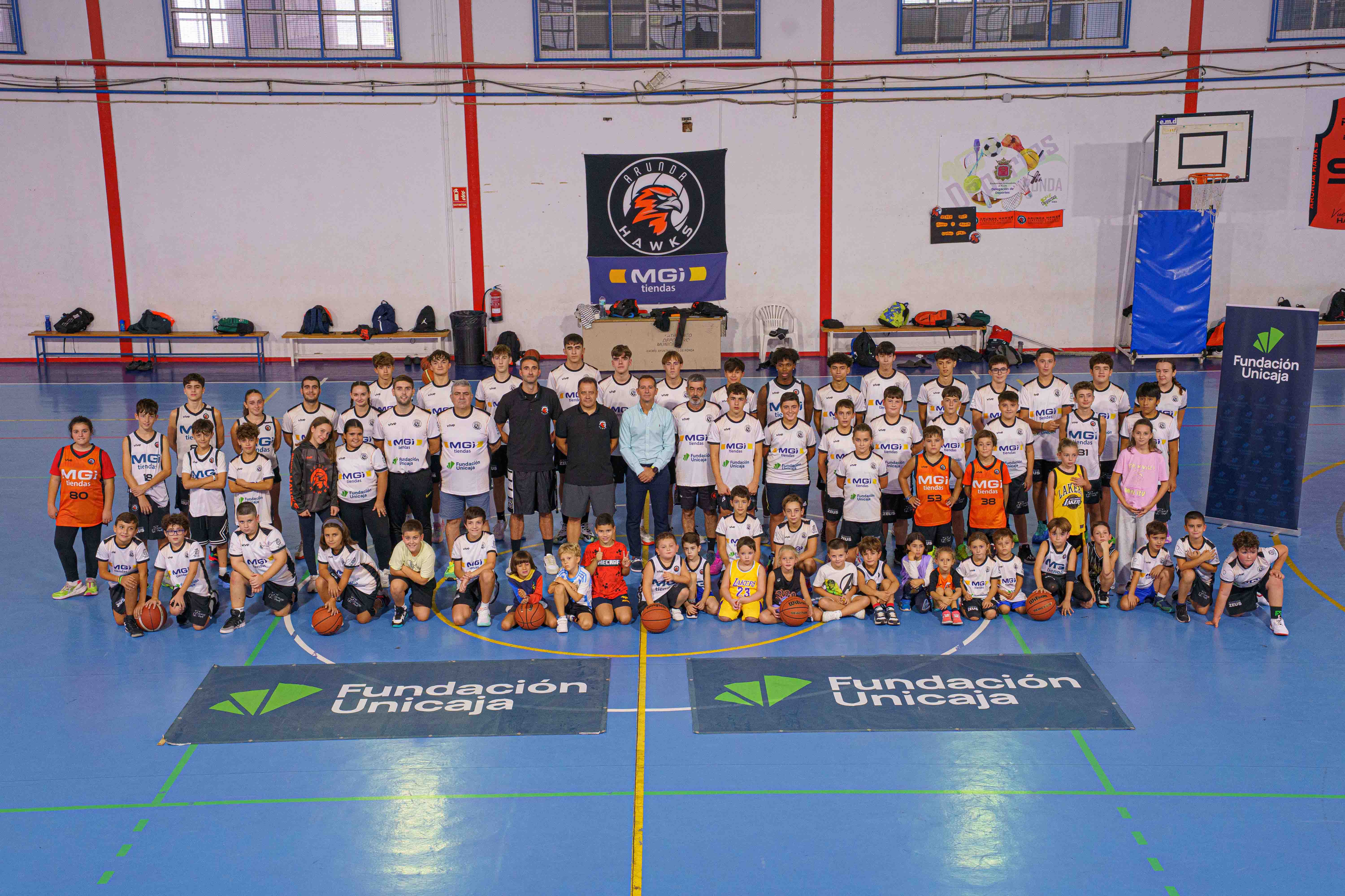 Fundación Unicaja renueva su apoyo al Club Deportivo Arunda Hawks Fundación Unicaja renueva su apoyo al Club Deportivo Arunda Hawks