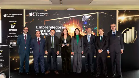 Carmen Lence, premio Emprendodora del Año de EY por Galicia Entrega premio a Carmen Lence, Grupo Lence