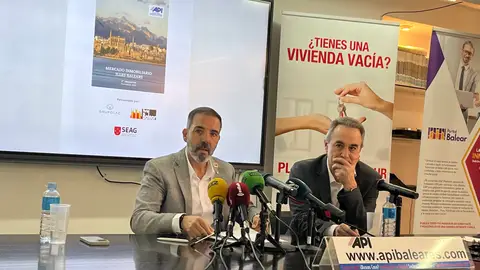 José Miguel Artieda y Luis Fabra en Palma. José Miguel Artieda y Luis Fabra en Palma.