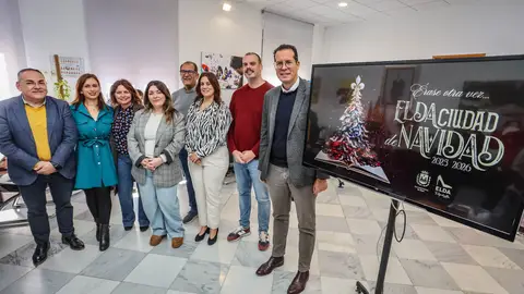 Presentación de la programación de Navidad 2025 en Elda. Presentación de la programación de Navidad 2025 en Elda.