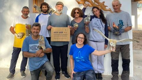 Joan Carles Palerm, en el centro con el resto de miembros del GEN GOB Joan Carles Palerm, en el centro con el resto de miembros del GEN GOB