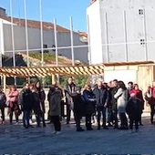 Concentración en Baiona tras el asesinato de Beatriz Lijó Concentración en Baiona tras el asesinato de Beatriz Lijó