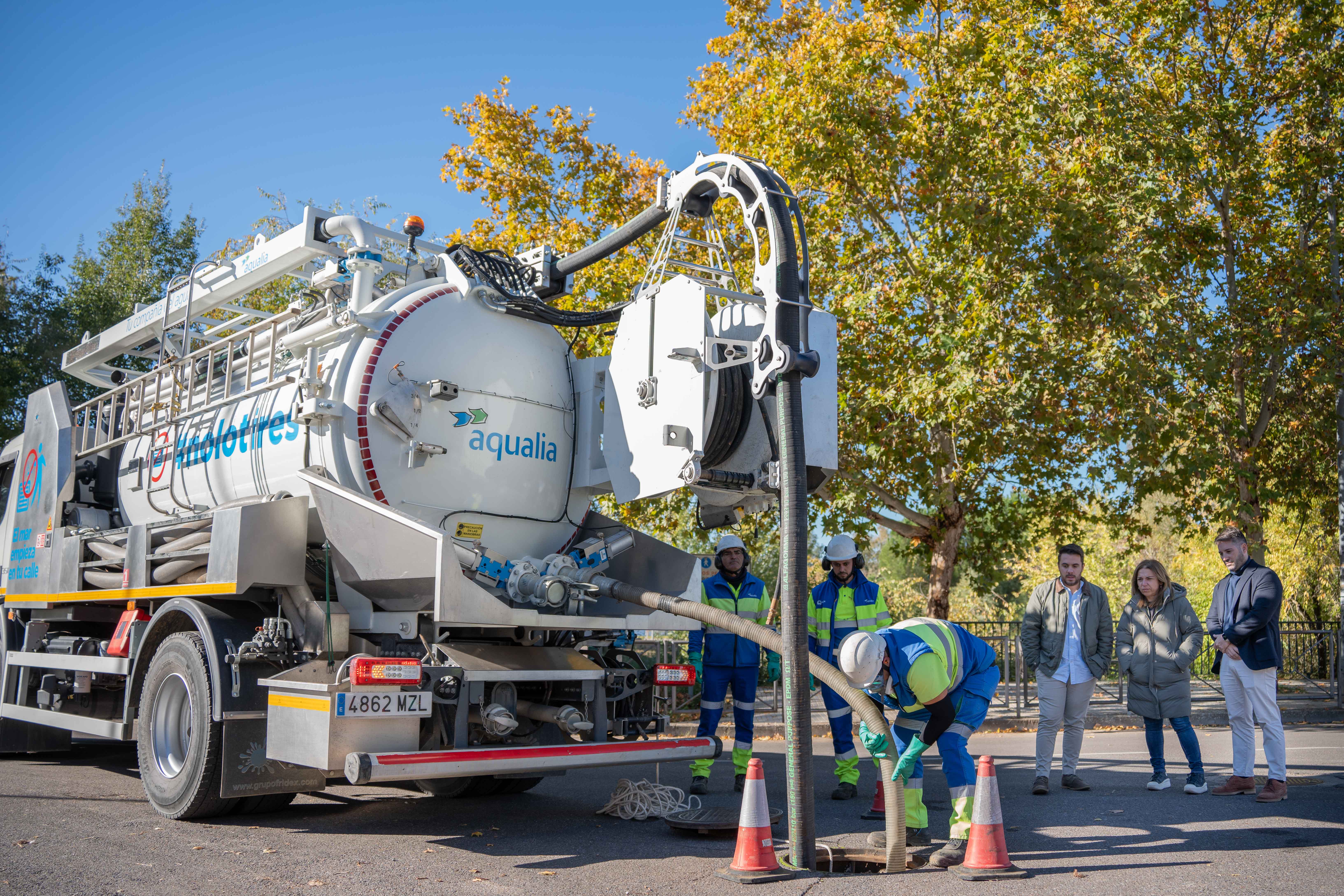 El Ayuntamiento de Mérida y Aqualia refuerzan su compromiso con el saneamiento urbano El Ayuntamiento de Mérida y Aqualia refuerzan su compromiso con el saneamiento urbano