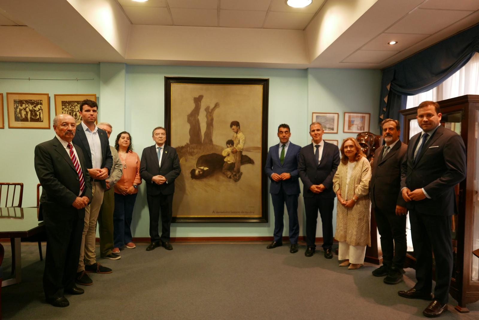 O cadro de Castelao 'A derradeira lección do mestre' será exposto, por primeira vez na historia, no Museo de Pontevedra O cadro de Castelao 'A derradeira lección do mestre' será exposto, por primeira vez na historia, no Museo de Pontevedra