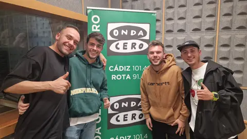 Alejandro Helmo, Álvaro Otero, Toni Sánchez y Carmelo López. Alejandro Helmo, Álvaro Otero, Toni Sánchez y Carmelo López.