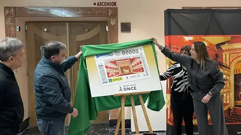 El Centenario del Teatro Chapí de Villena, protagonista del Cupón de la ONCE. El Centenario del Teatro Chapí de Villena, protagonista del Cupón de la ONCE.