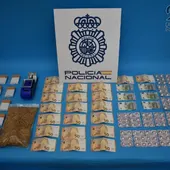 Material incautado por la Policía Nacional en Puertollano Material incautado por la Policía Nacional en Puertollano
