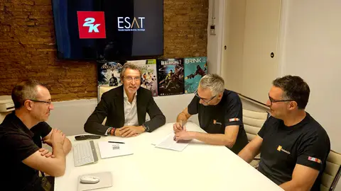 La multinacional de videojuegos 2K Games firma un convenio con la escuela valenciana ESAT para impulsar el talento y la empleabilidad en el sector. La multinacional de videojuegos 2K Games firma un convenio con la escuela valenciana ESAT para impulsar el talento y la empleabilidad en el sector.