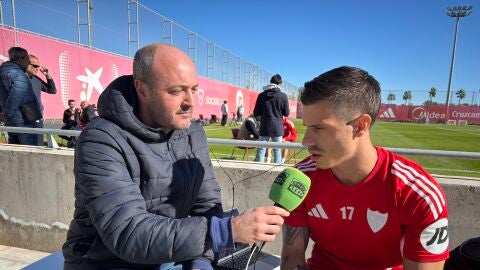 Jos&eacute; Manuel Jim&eacute;nez y Alfon, durante la entrevista en M&aacute;s de Uno Sevilla.