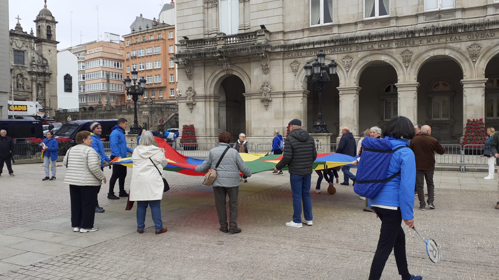 Edificio incendiado en la Sagrada Familia de A Coruña Edificio incendiado en la Sagrada Familia de A Coruña