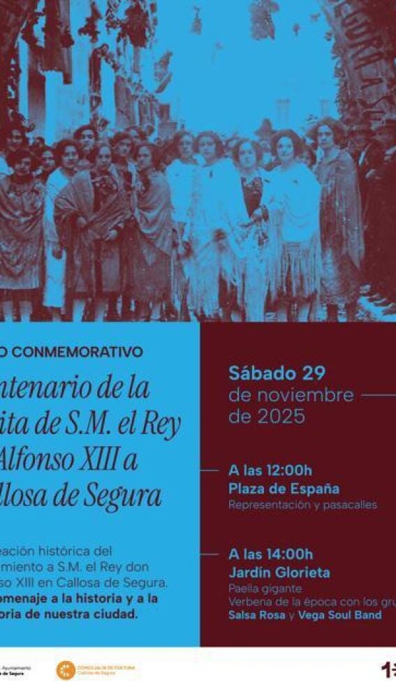 Callosa de Segura celebra su centenario como ciudad y conmemora la visita del Rey Alfonso XIII recreando aquella época