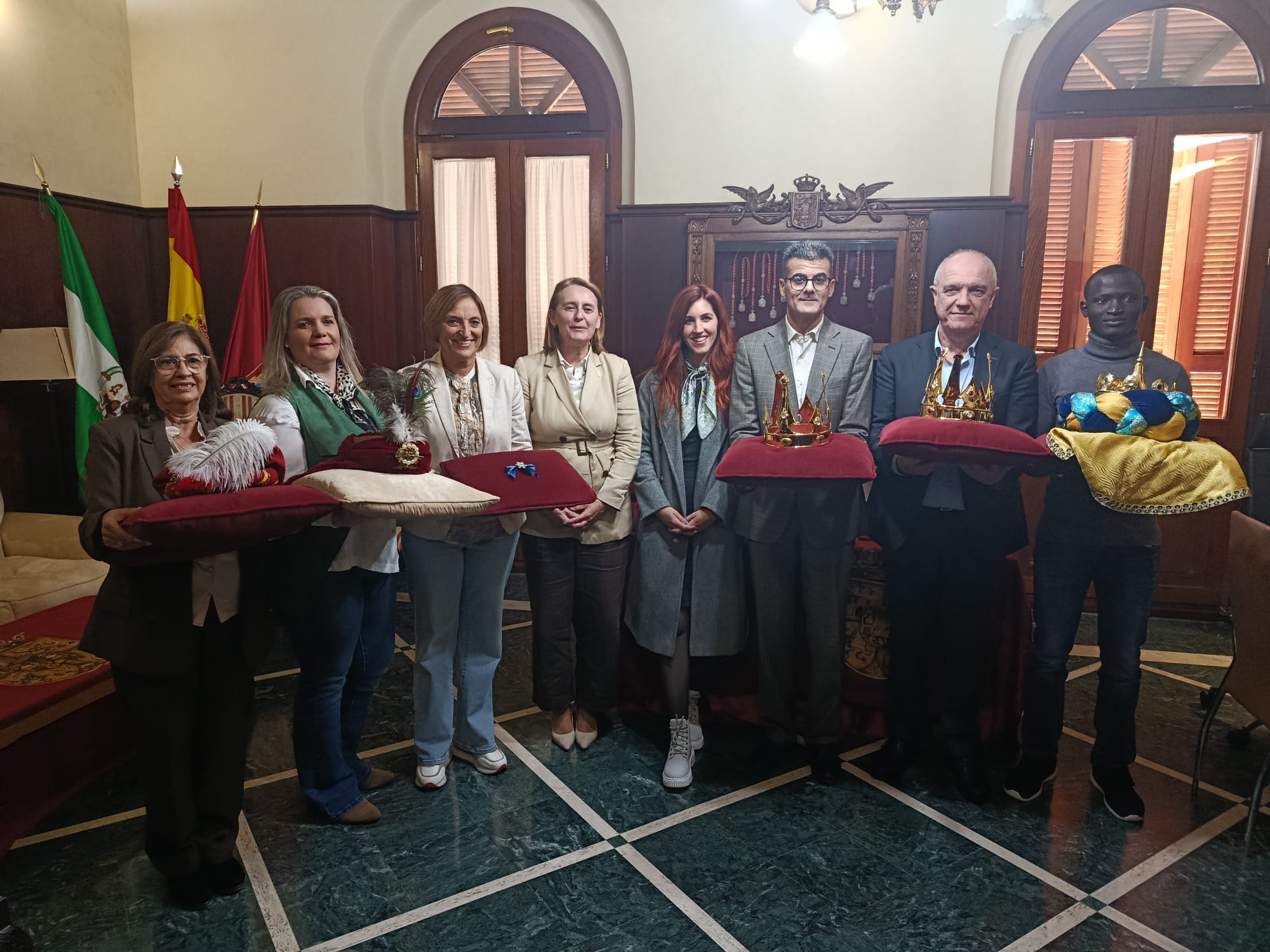 Recepción oficial a los personajes de la Navidad en el Ayuntamiento de Puerto Real Recepción oficial a los personajes de la Navidad en el Ayuntamiento de Puerto Real