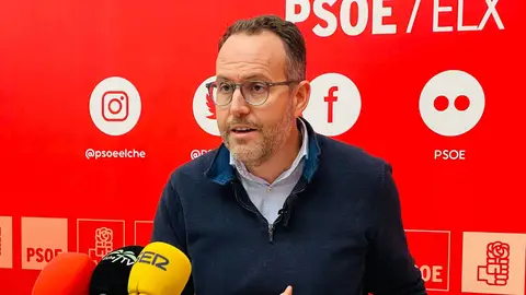 Héctor Díez, portavoz del PSOE en el Ayuntamiento de Elche. Héctor Díez, portavoz del PSOE en el Ayuntamiento de Elche.