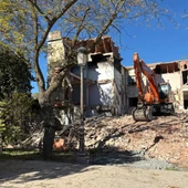 Demolición de la casa del Parque de Gasset Demolición de la casa del Parque de Gasset