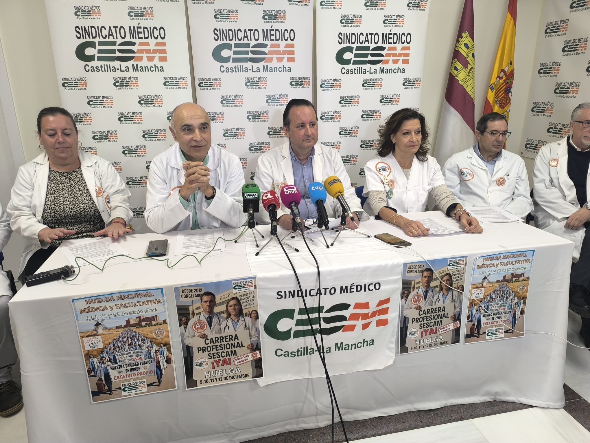 El Sindicato Médico de C-LM convoca una huelga de 4 días en diciembre para exigir la carrera profesional El Sindicato Médico de C-LM convoca una huelga de 4 días en diciembre para exigir la carrera profesional