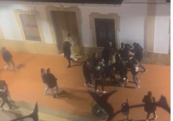 Pelea multitudinaria en Moral de Calatrava Pelea multitudinaria en Moral de Calatrava