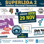 O Aceites Abril Voleyourense recibe ao Zalaeta no derbi galego O Aceites Abril Voleyourense recibe ao Zalaeta no derbi galego