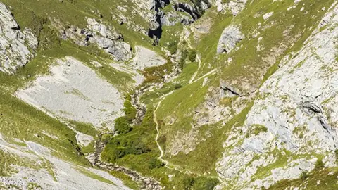 Canal del Texu, Cabrales. canal del texu cabrales