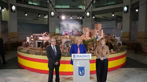 La vicealcaldesa, Inma Sanz, en el acto de inauguración del belén de CentroCentro La vicealcaldesa, Inma Sanz, en el acto de inauguración del belén de CentroCentro