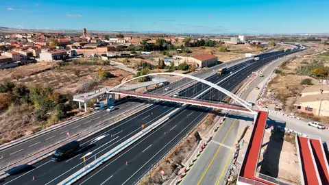 Enlace de la A-68 en la localidad zaragozana de Mallén Enlace de la A-68 en la localidad zaragozana de Mallén