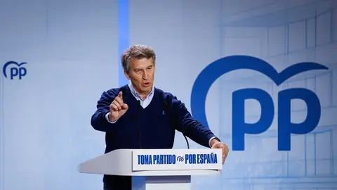 El presidente del Partido Popular, Alberto Núñez Feijóo, durante la segunda jornada del II Foro de las Grandes Ciudades del PP El presidente del Partido Popular, Alberto Núñez Feijóo, durante la segunda jornada del II Foro de las Grandes Ciudades del PP