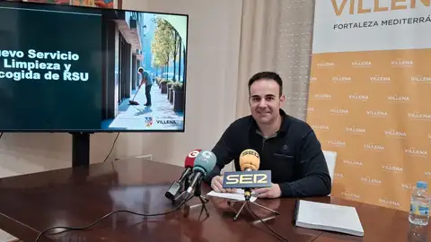 Sergio Palao, concejal de RSU y Limpieza Viaria de Villena. Sergio Palao, concejal de RSU y Limpieza Viaria de Villena.
