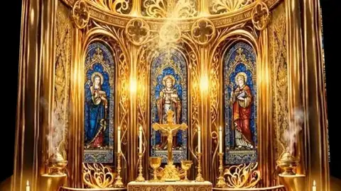 El altar de la Catedral de Albacerte se transforma en un videomapping El altar de la Catedral de Albacerte se transforma en un videomapping