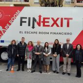 FINEXIT, el ‘escape room’ que desafía la educación financiera de estudiantes de FP, se detiene toda la semana en Málaga