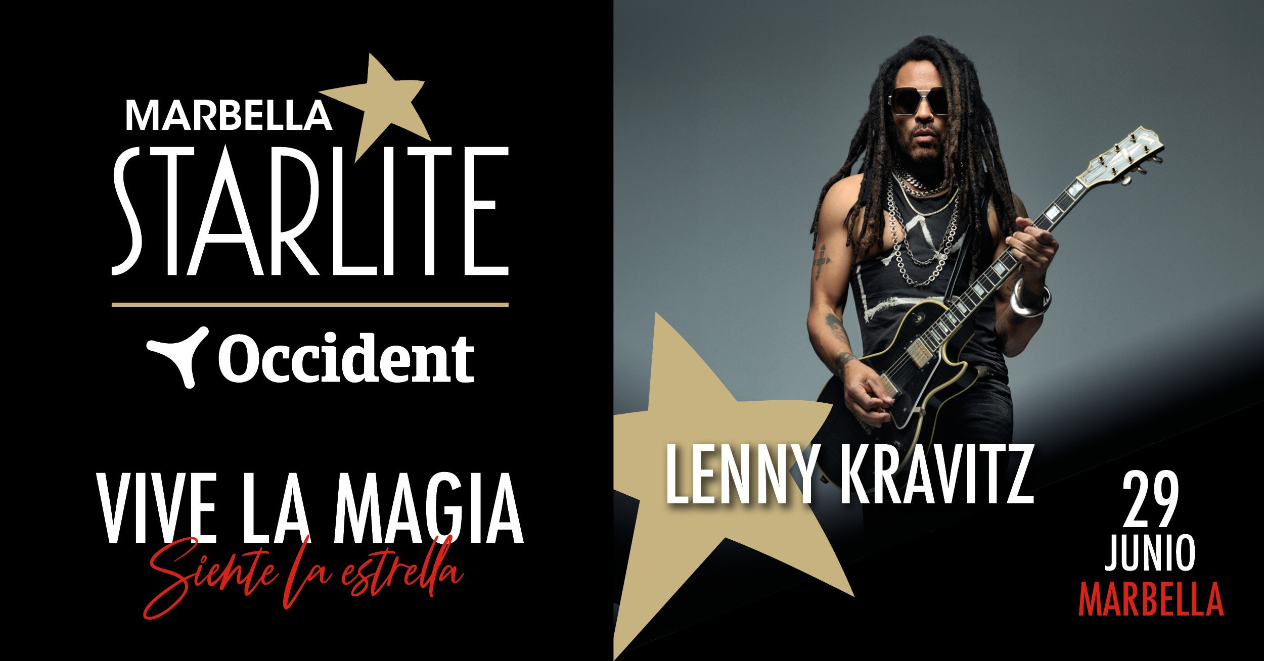Lenny Kravitz, nueva confirmación de Starlite Occident 2026 Lenny Kravitz, nueva confirmación de Starlite Occident 2026